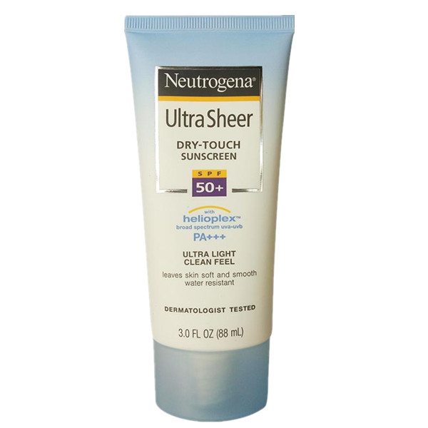 露得清清透水润防晒霜