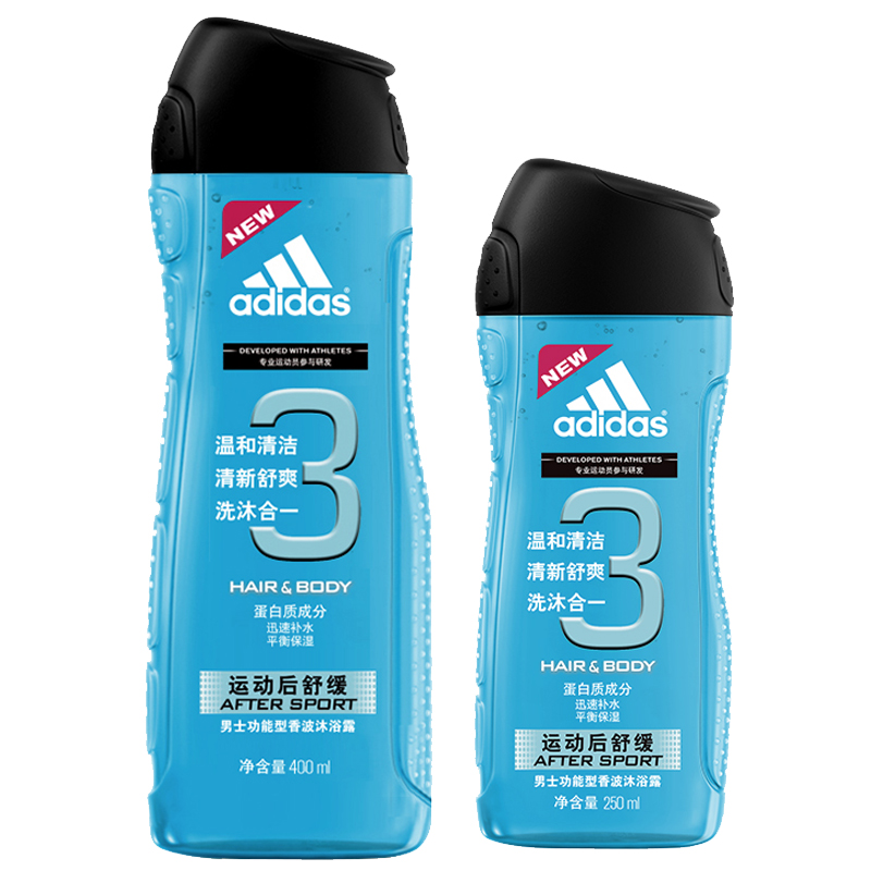 阿迪达斯 保湿清香沐浴露