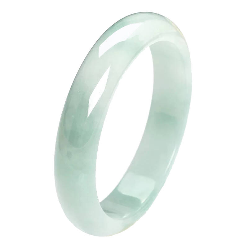 玉观澜 打磨光滑翡翠手镯