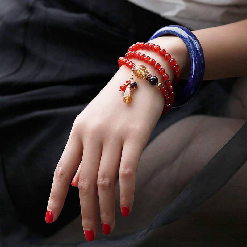 凤凰涅磐红玛瑙手串手链