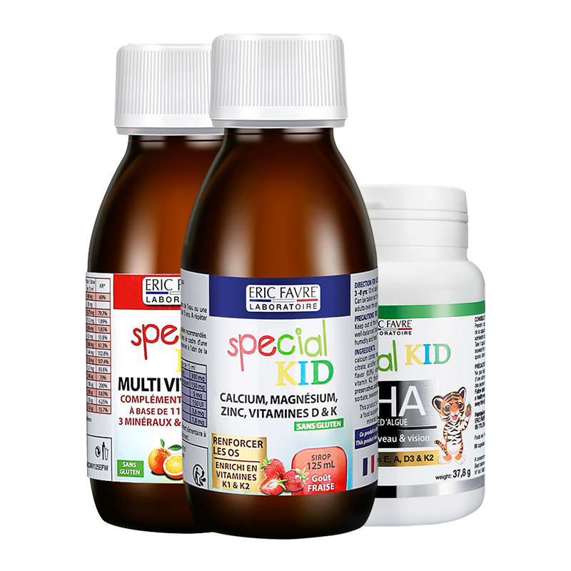 艾瑞可 婴童组合装钙镁锌营养液