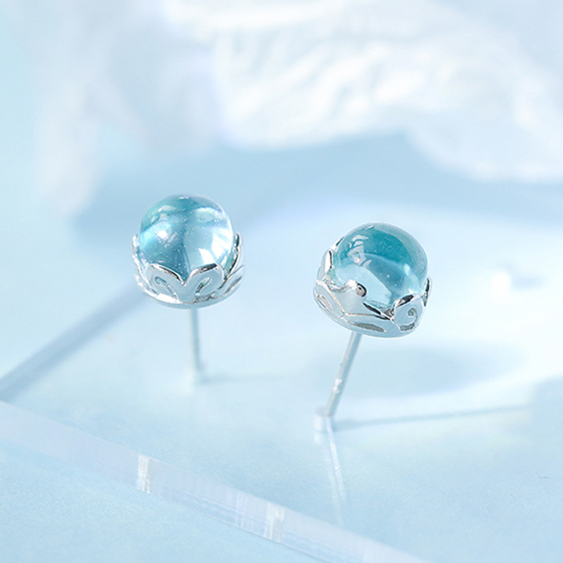 沫兰 人鱼泡沫耳饰