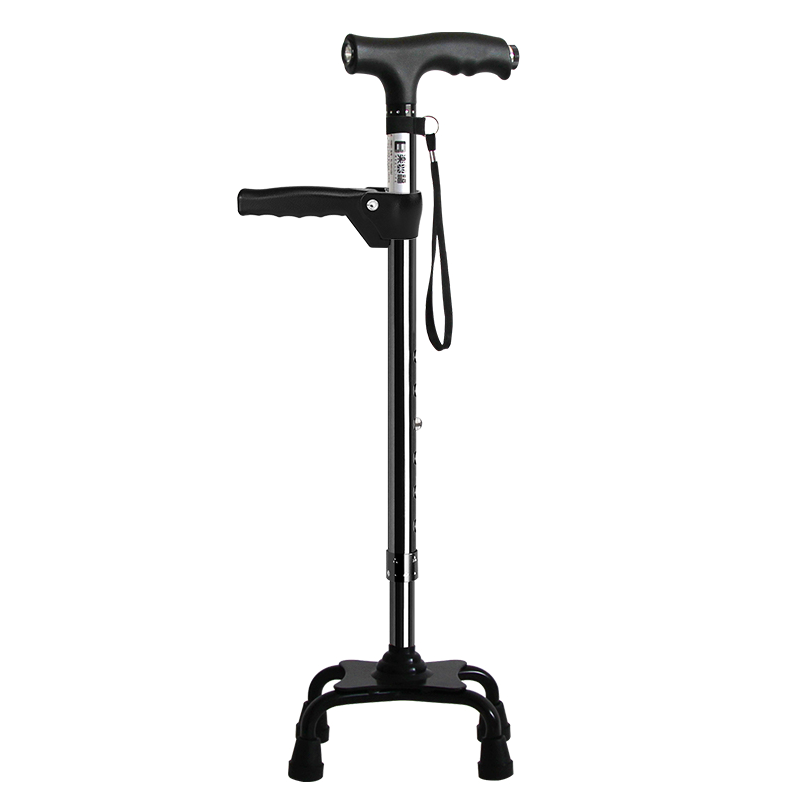 乐来福 带灯可伸缩拐杖