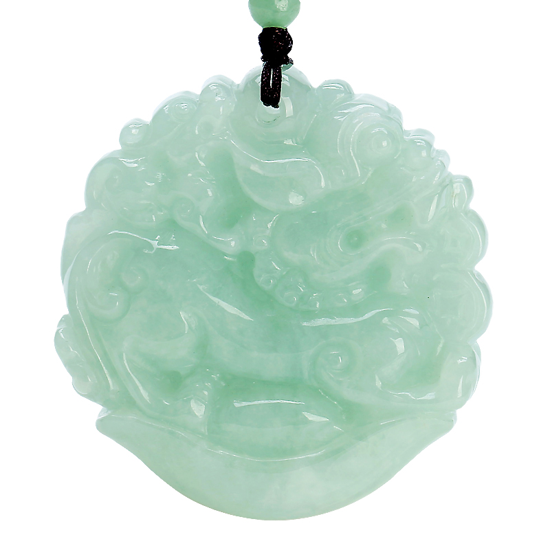 碧玉尊 貔貅吊坠翡翠吊坠