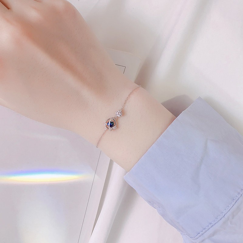 伊黛儿 925银宇宙星空手链