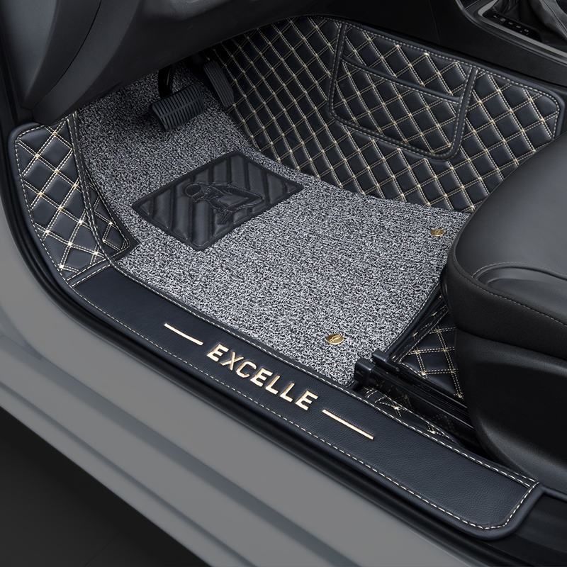 京焰 菱形格纹脚垫