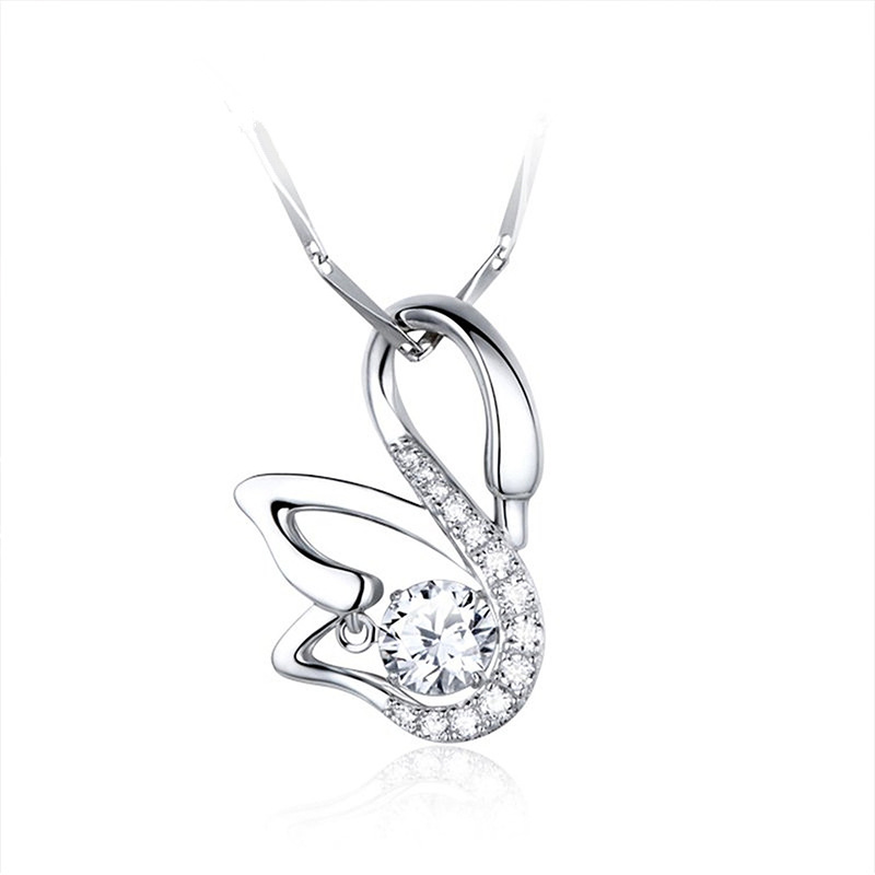 MyMiss 天鹅吊坠项链