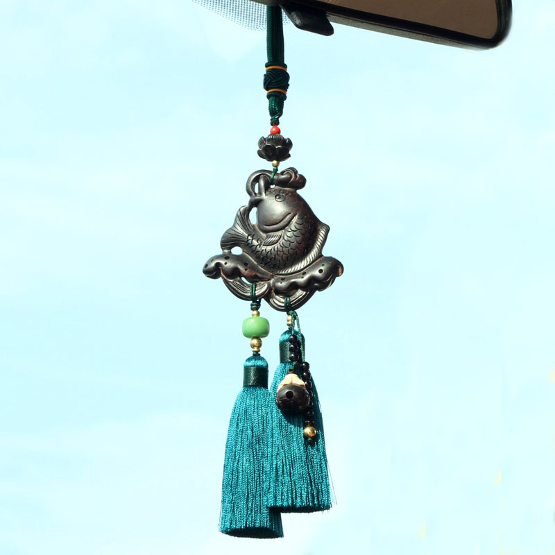 焚心 简约车内黑檀木挂件