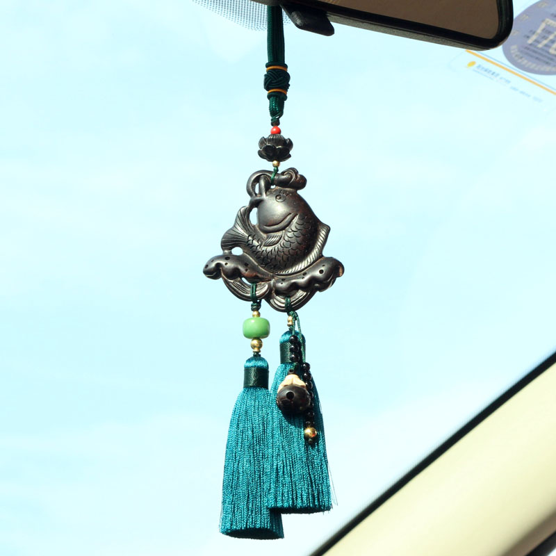 梵心 乌木鱼 汽车挂饰