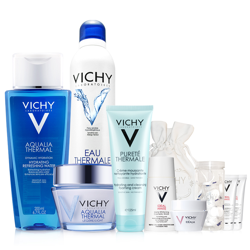 薇姿 温泉矿物保湿护肤套装