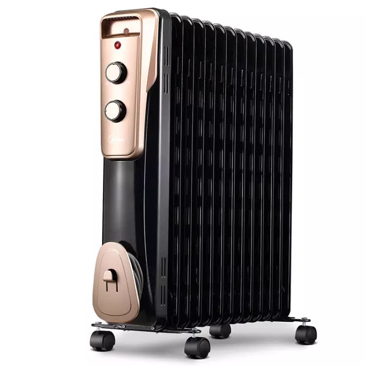 美的 专利镂空散热片 取暖器