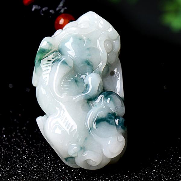 可玉可求 翡翠玉貔貅吊坠
