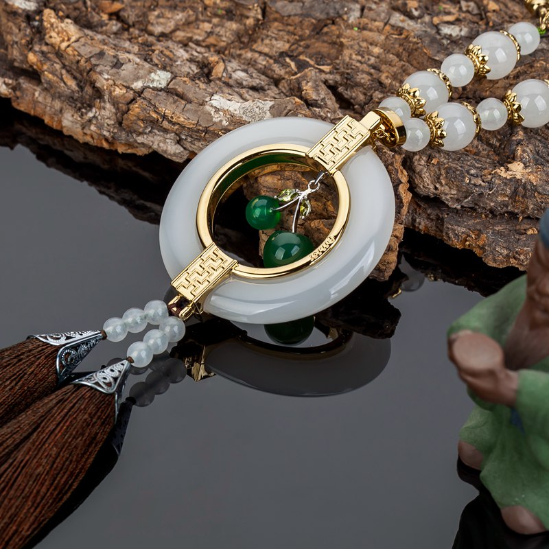 爱丽斯宝葫芦翡翠玉挂件