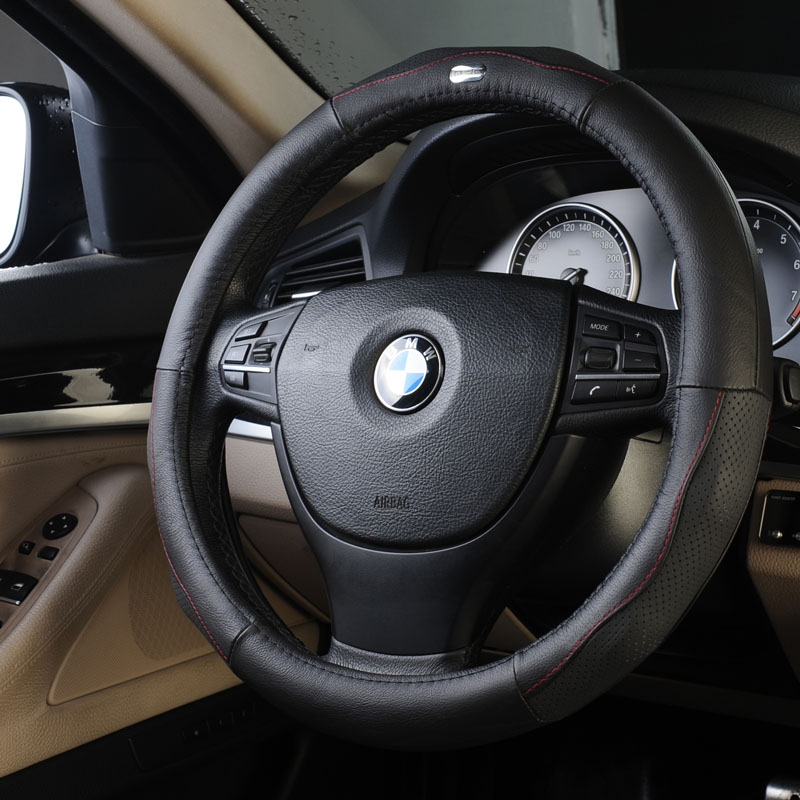 WRC 牛皮简约方向盘套