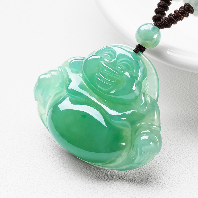 碧玉尊 弥勒佛翡翠 吊坠