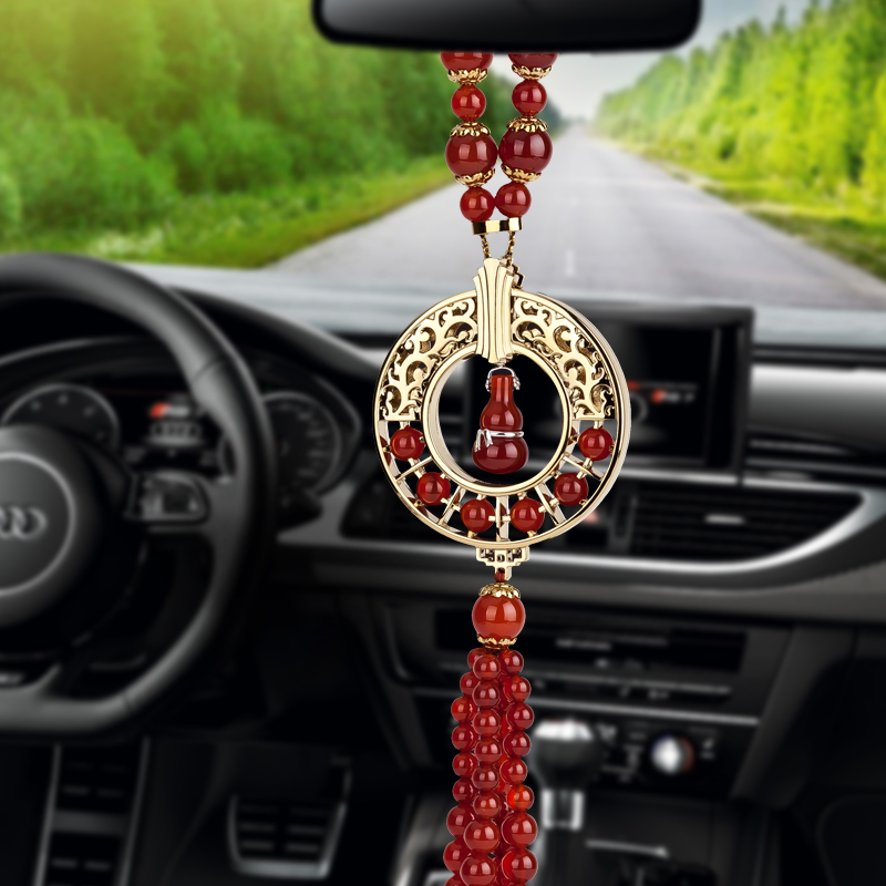 博利良品 红玛瑙 汽车挂件