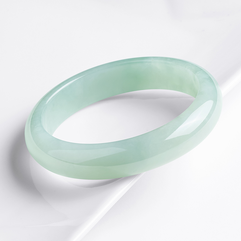 碧玉尊 冰糯种A货翡翠手镯
