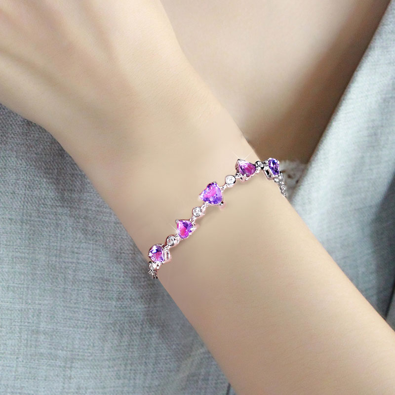 JOLEE 天然紫水晶手链