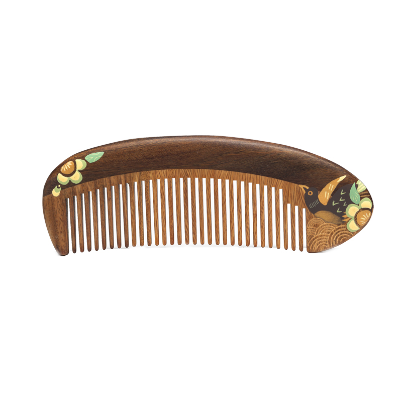 谭木匠 绿檀木 梳子