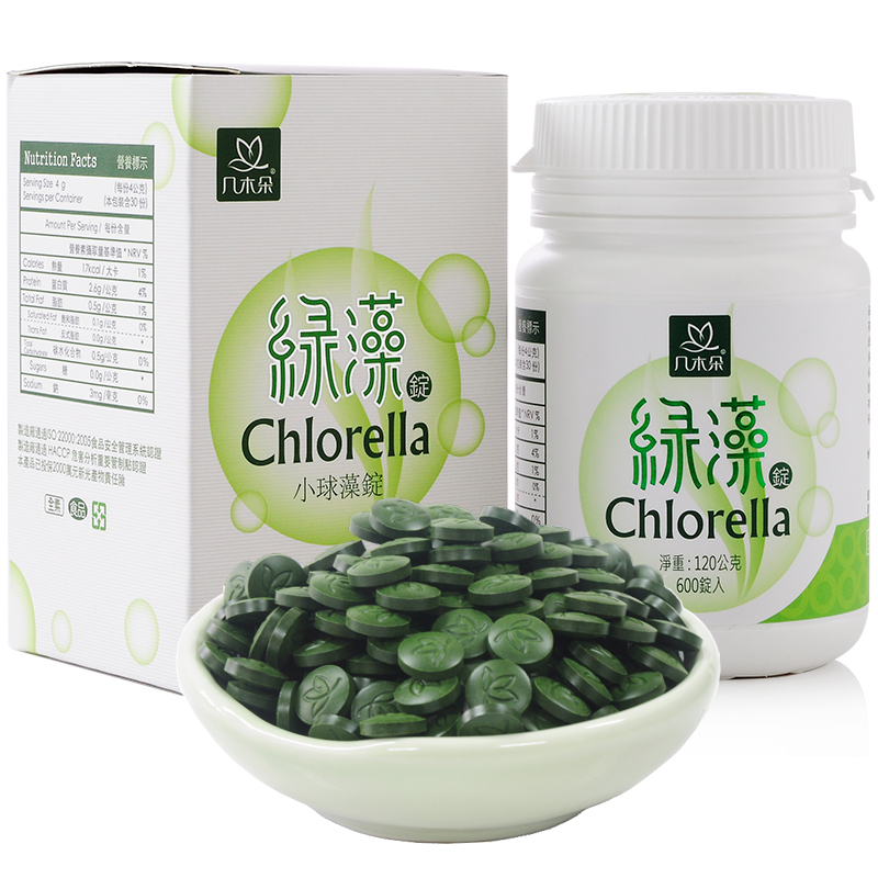 几木朵 天然 破壁小球藻片