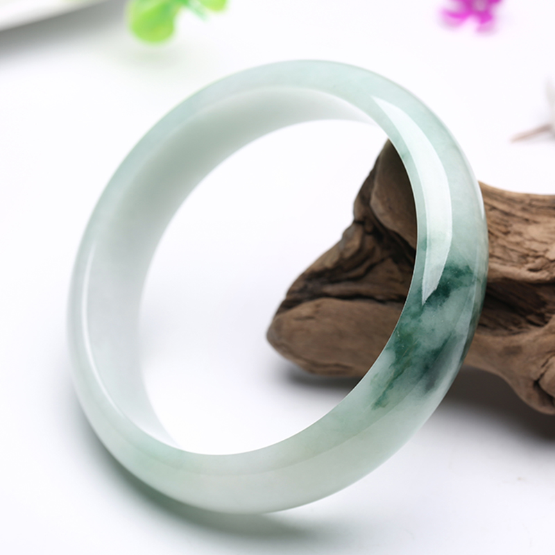 印象眸 翡翠飘花翡翠手镯