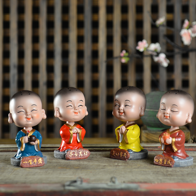 康车宝小沙弥汽车摆件