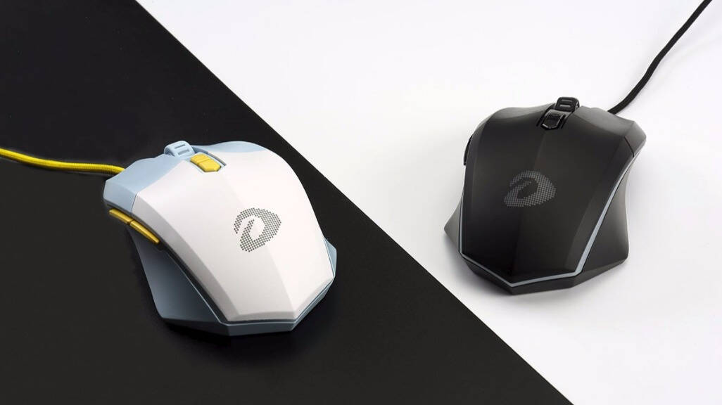 达尔优em910牧马人轻量化游戏鼠标图赏