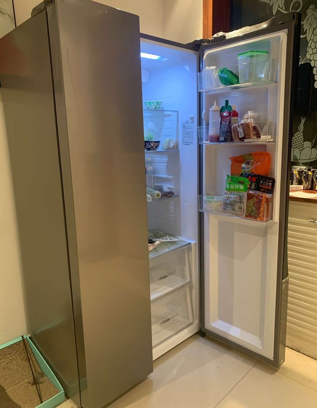 海尔超薄对开门冰箱评测：净味保鲜食材健康无异味的第1张示图
