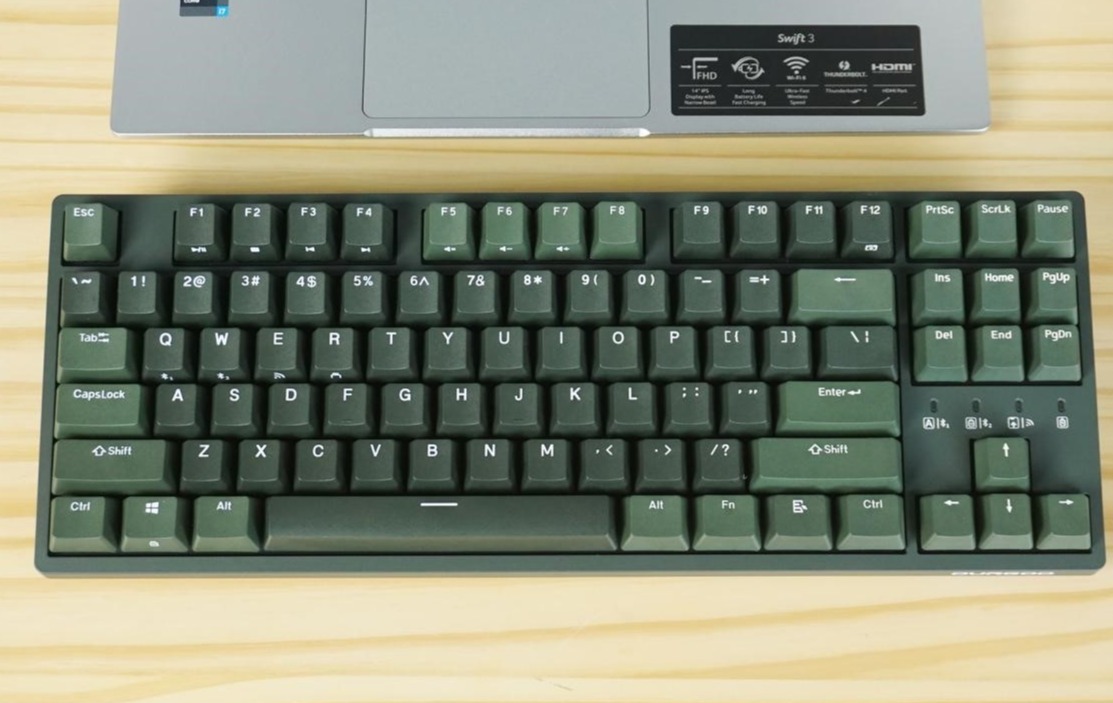 杜伽K320W苍峦墨上手：办公室机械键盘，选它！的第2张示图