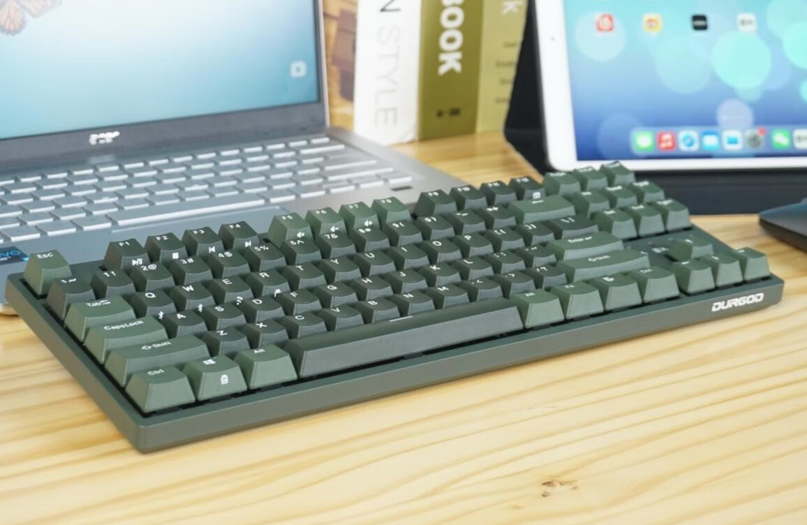 杜伽K320W苍峦墨上手：办公室机械键盘，选它！的第6张示图