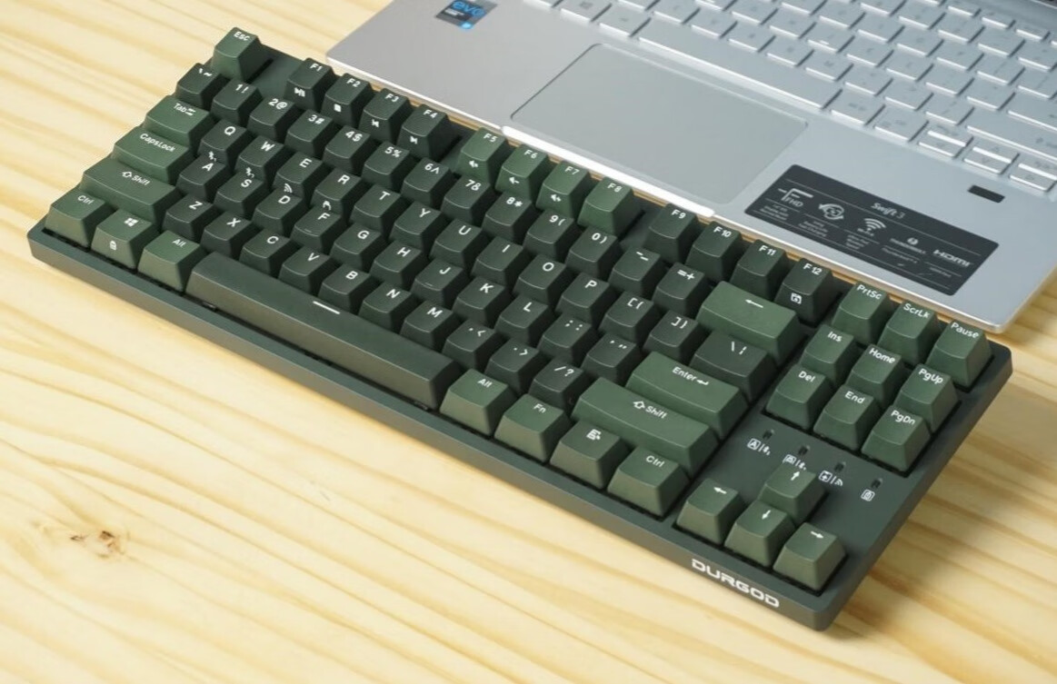杜伽K320W苍峦墨上手：办公室机械键盘，选它！的第8张示图