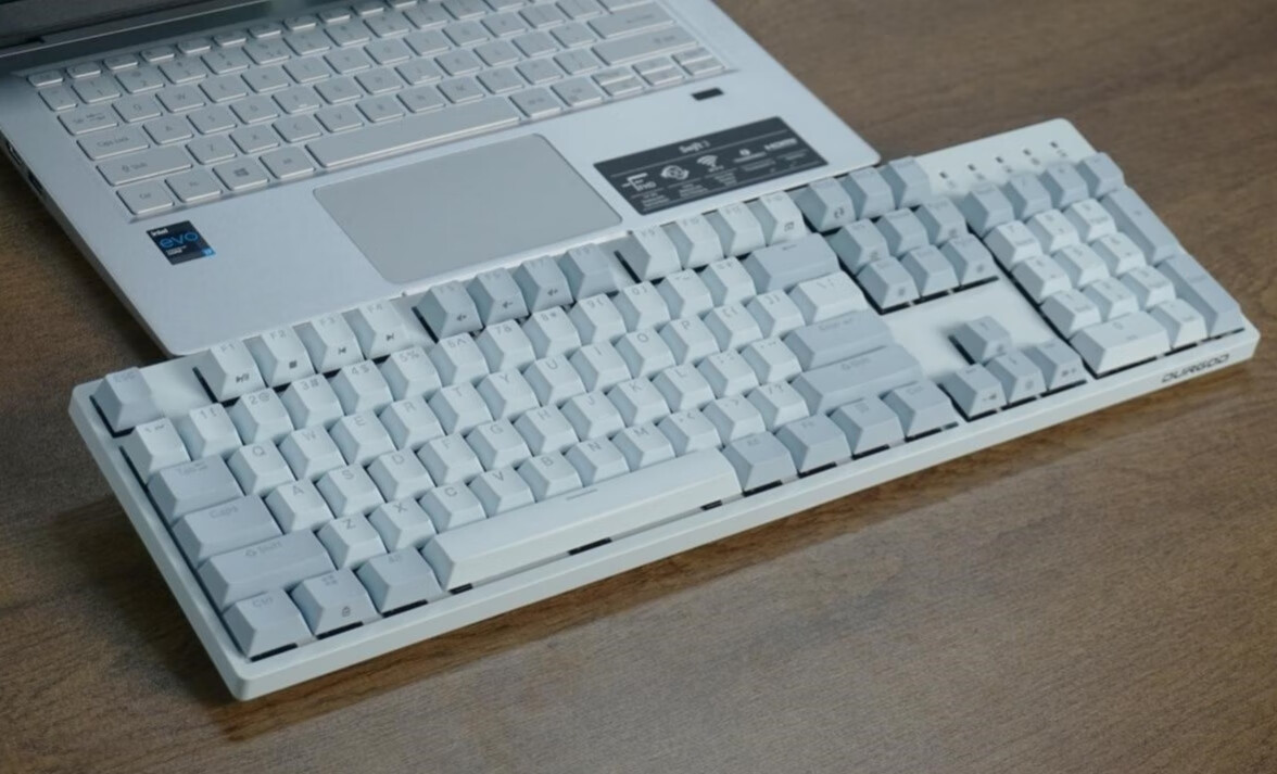 杜伽K310浅雾蓝机械键盘评测：莫得感情的打字机器？的第3张示图