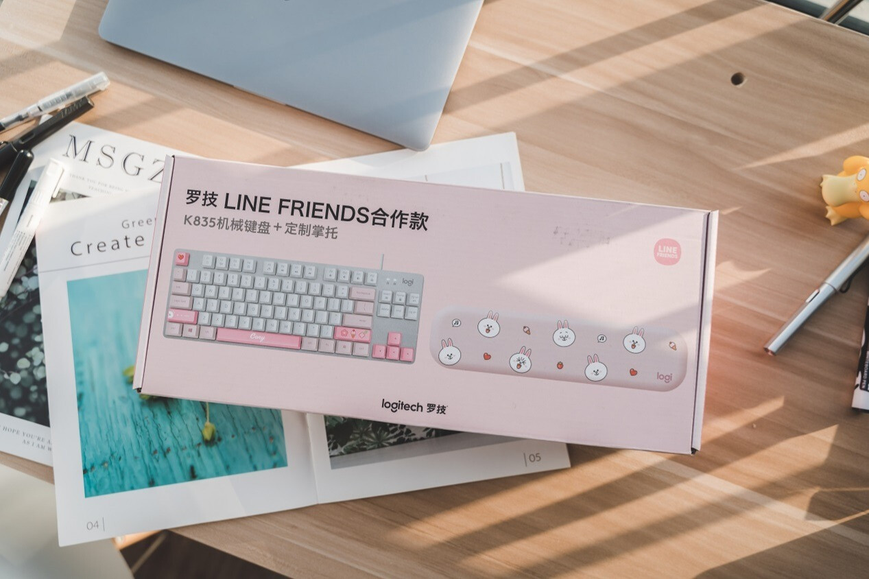 罗技K835机械有线游戏办公键盘,是小女生喜欢的产品-JinMo之家