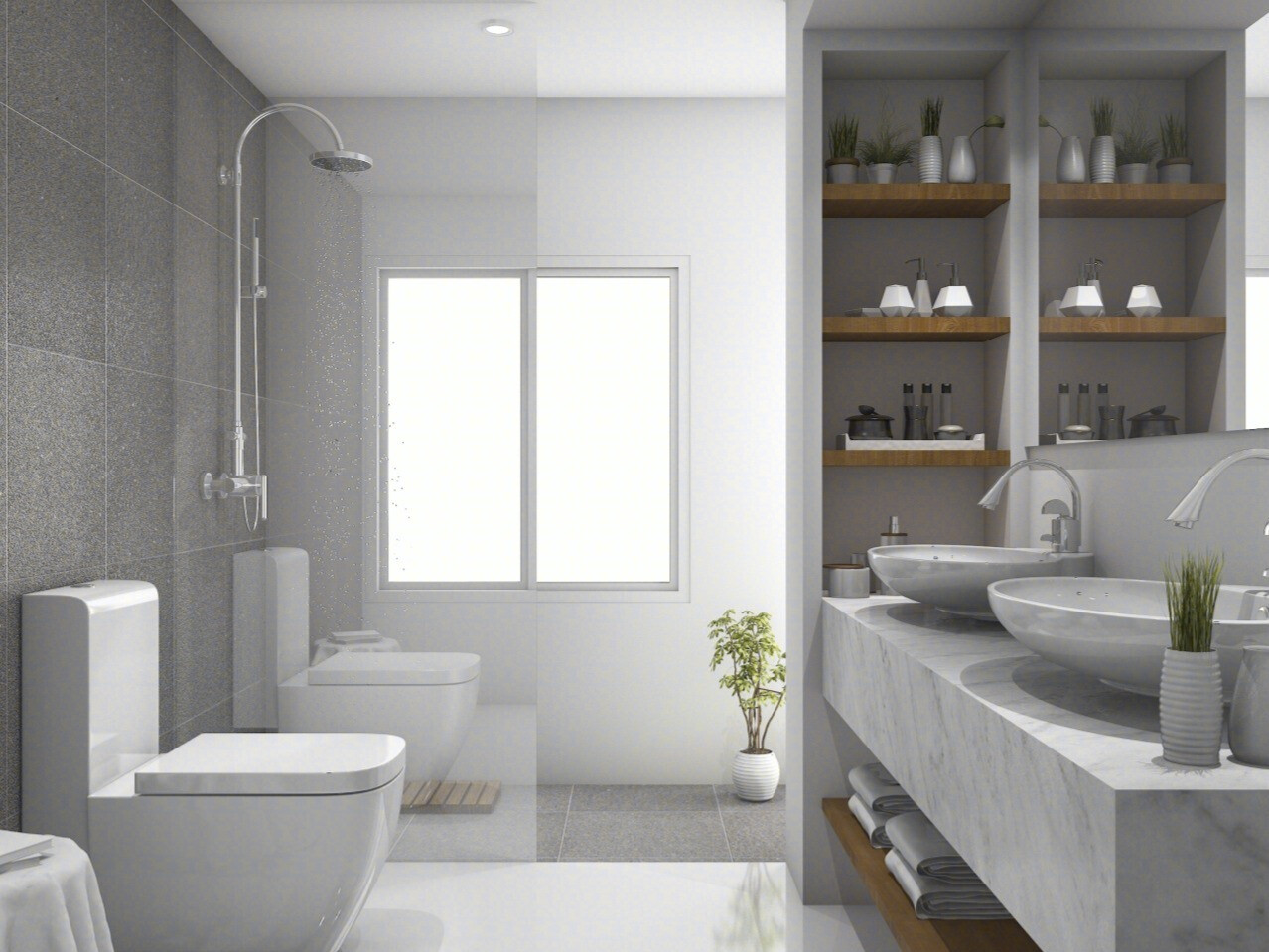 小空间大容量，魔法卫浴产品的组合的第5张示图