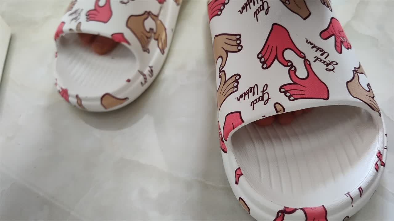 穿随厚底女士拖鞋，一体成型高颜值更安全-JinMo之家
