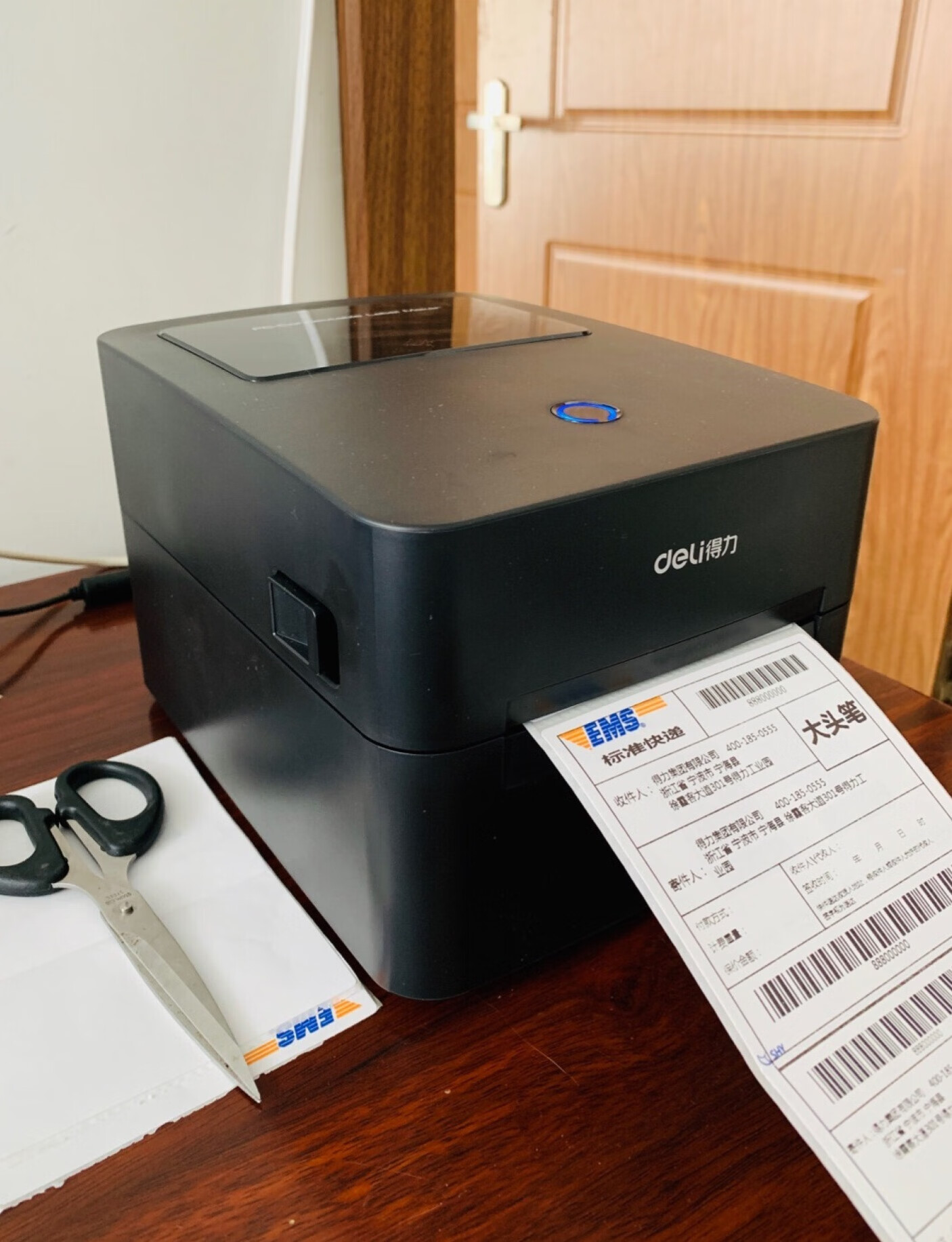 150mm/s高速打印：得力热敏打印机高能评测的第2张示图