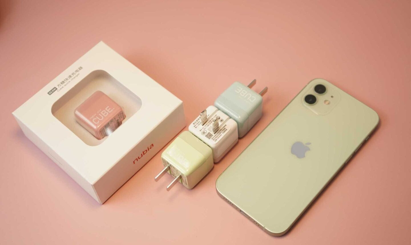 iPhone伴侣，努比亚方糖22.5W快充精巧美学-JinMo之家