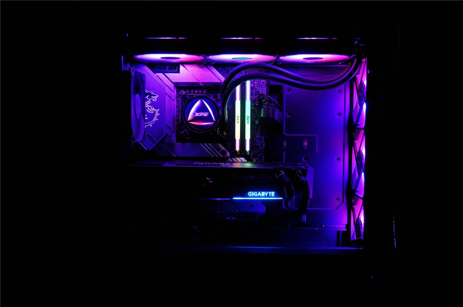 威刚XPG霜盾360水冷炫彩版深度评测~-JinMo之家