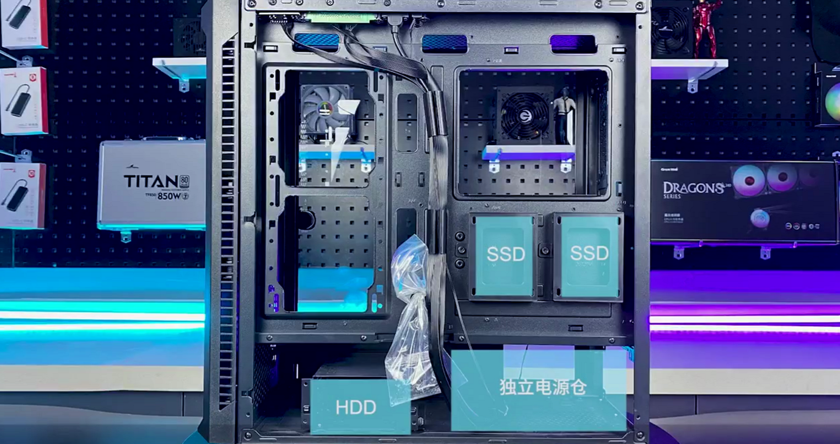 长城铁幕H503电脑机箱评测：高品质机箱打造属于我们的高效保护的第1张示图