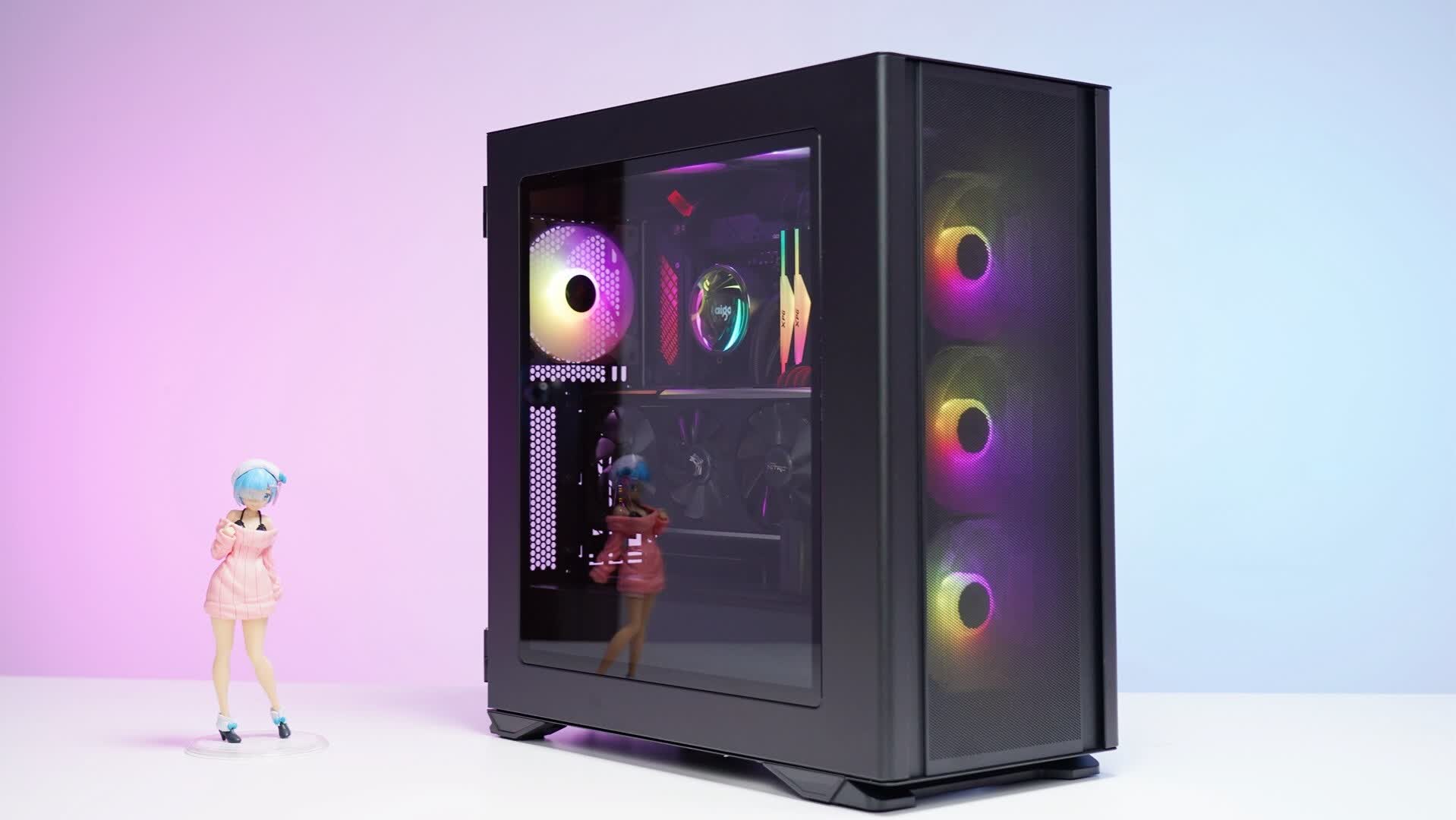 豪华散热360水冷设计，YOGO K200电脑机箱-JinMo之家