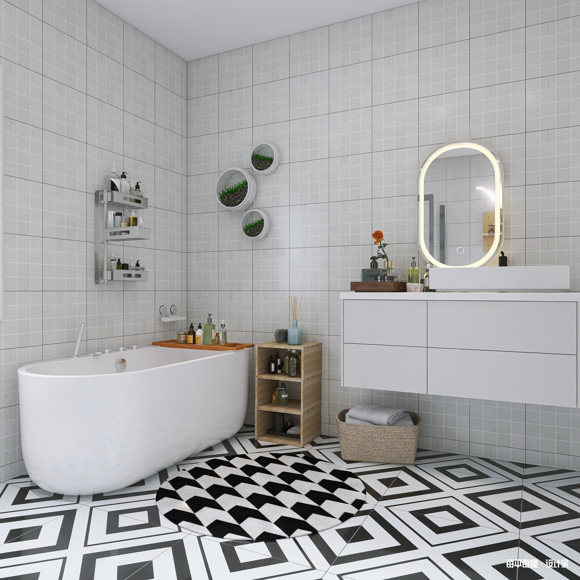 小面积浴室，应该如何安装布置？-JinMo之家