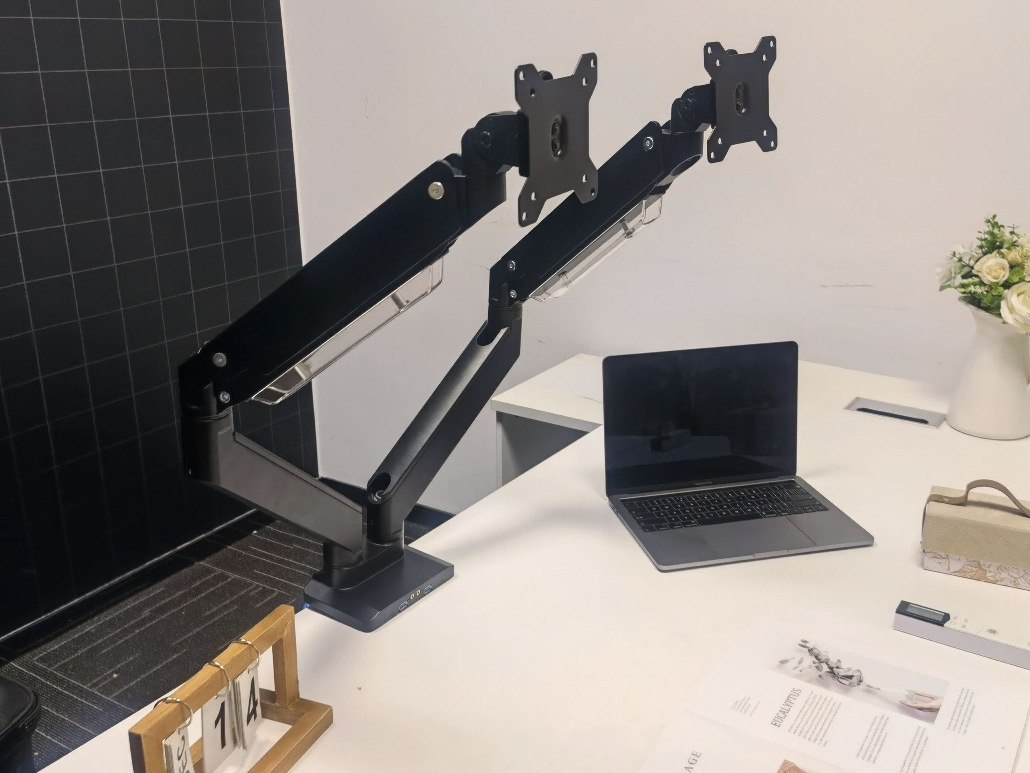北弧双屏显示器支架，工作更高效-JinMo之家