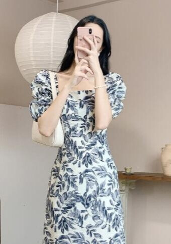 今年主流法式连衣裙，一款比一款洋气的第2张示图