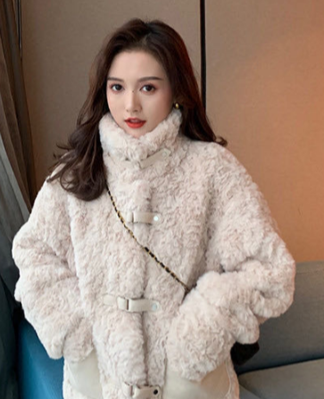 羊羔毛外套，不管长款还是短款都很好看！-JinMo之家