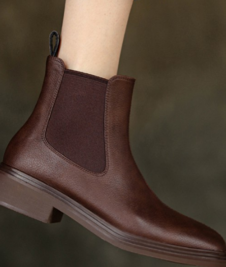 今年流行的小短靴,搭配裙子更好看!-JinMo之家