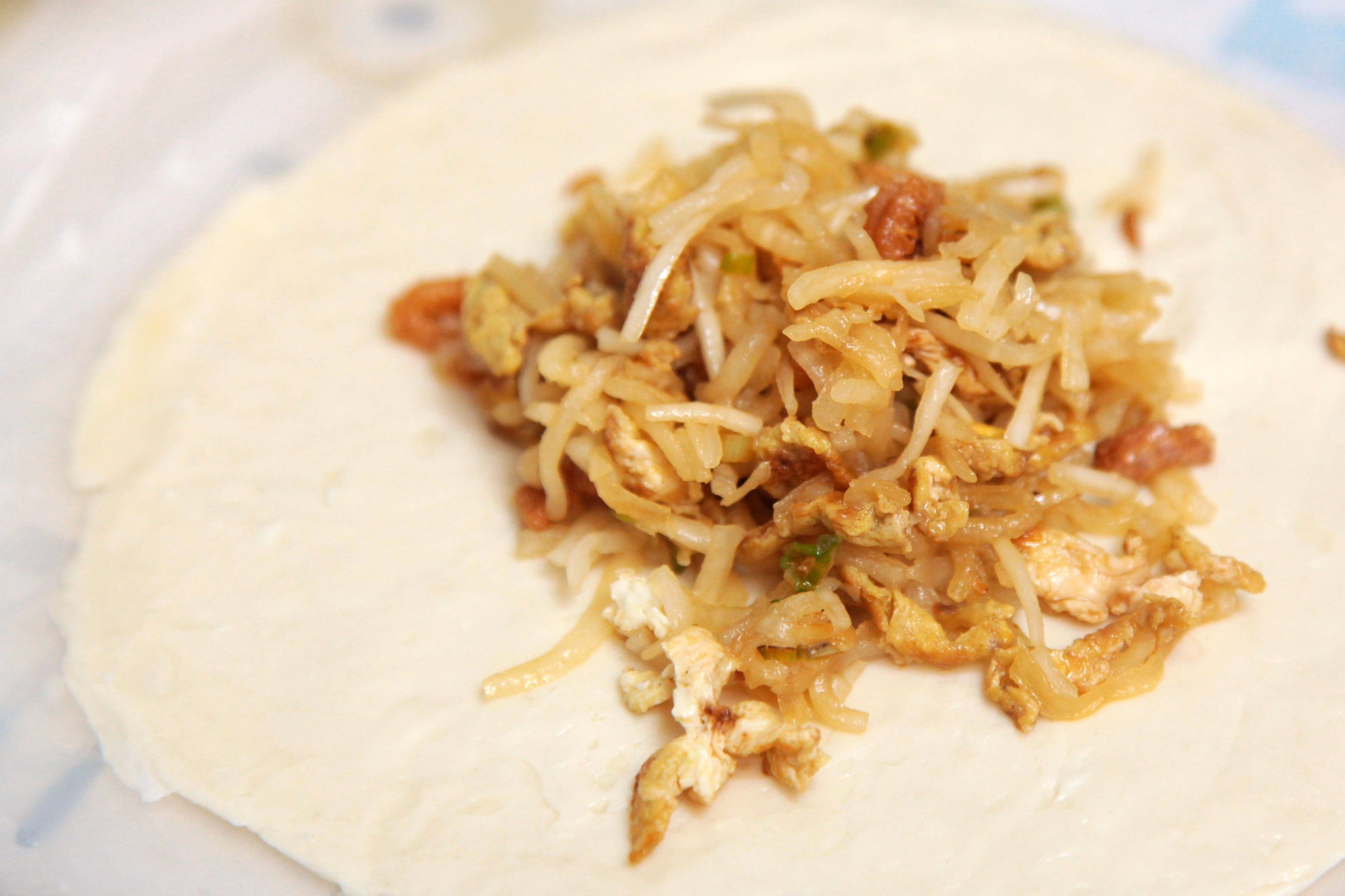 比肉馅还好吃的素菜馅饼，1根萝卜就搞定的第8张示图