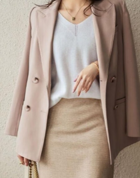 美感十足的春季V领针织衫，让你秒变春日小仙女的第4张示图