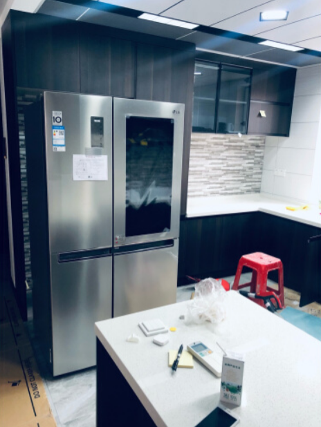 LG透视窗门中门冰箱评测：轻敲两下，门后物品近在眼前-JinMo之家