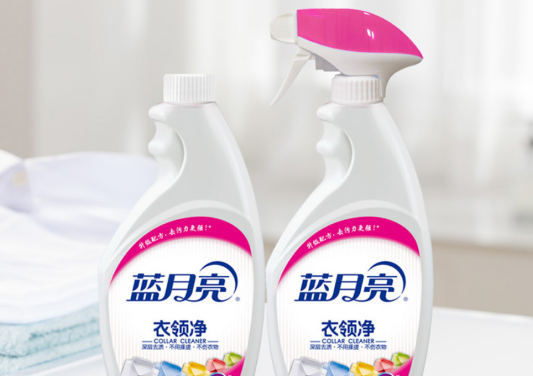 袖口油渍反复揉搓难去除，用蓝月亮衣领净轻轻一喷全搞定-JinMo之家