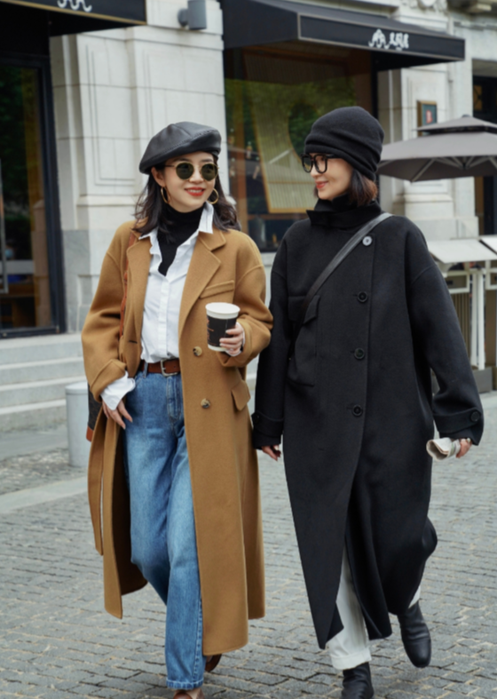 中年女人穿外套时,记住这2个要点更优雅,不臃肿还显气质-JinMo之家